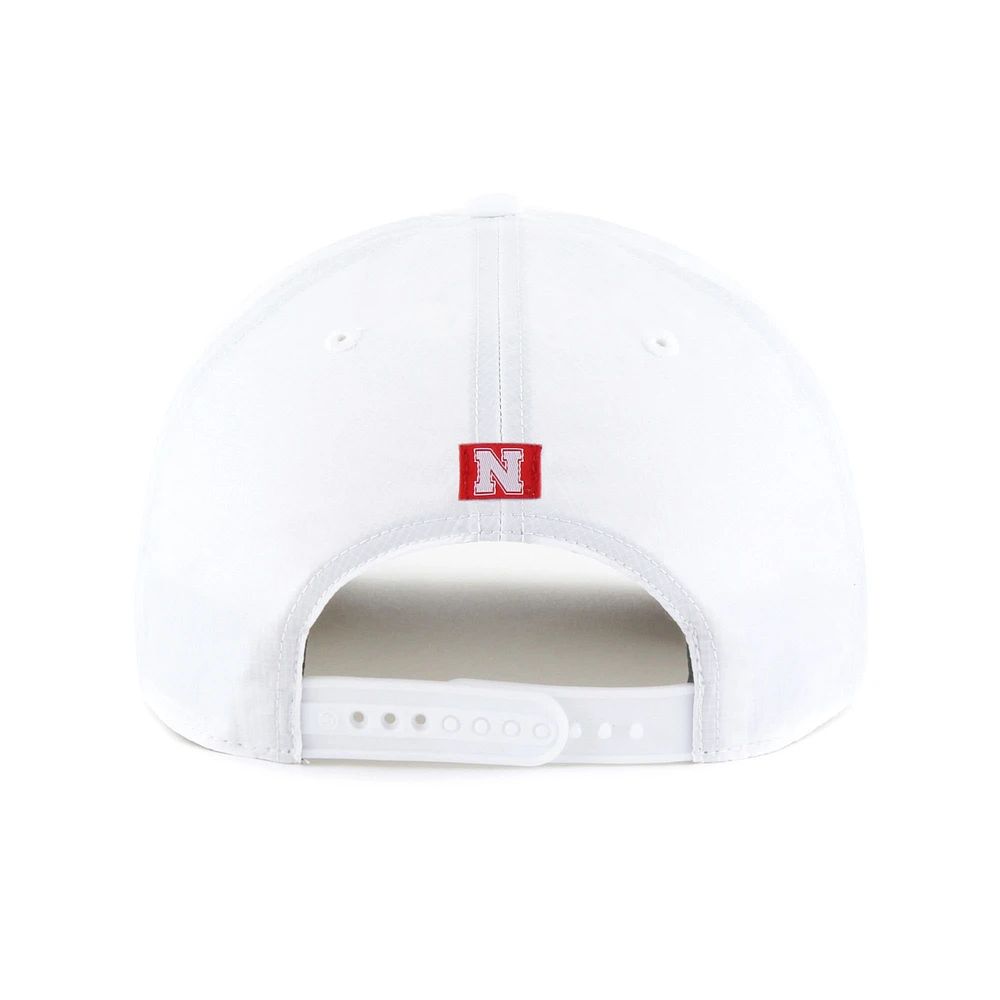 Men's '47 White Nebraska Huskers Condor Hitch brrr° Adjustable Hat