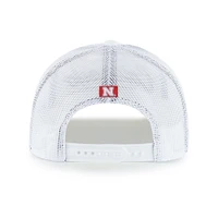 Men's '47 White Nebraska Huskers Garner Rope Trucker Adjustable Hat
