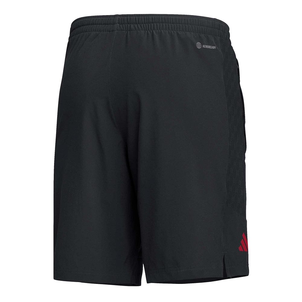 Short adidas Nebraska Huskers AEROREADY noir pour homme