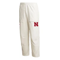 Men's adidas Cream Nebraska Huskers Zero Dye AEROREADY Pants