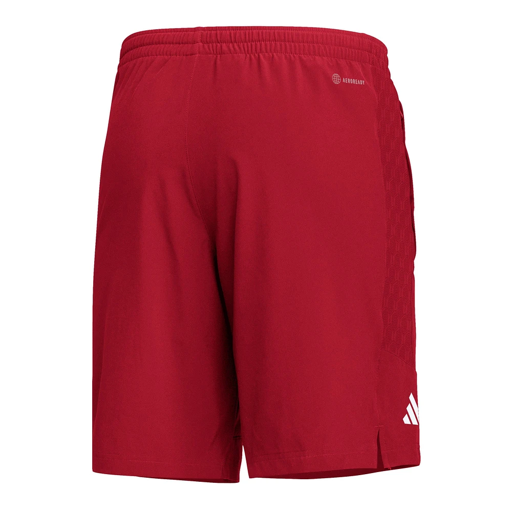 Men's adidas Scarlet Nebraska Huskers AEROREADY Shorts