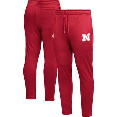 Men's adidas Scarlet Nebraska Huskers AEROREADY Tapered Pants