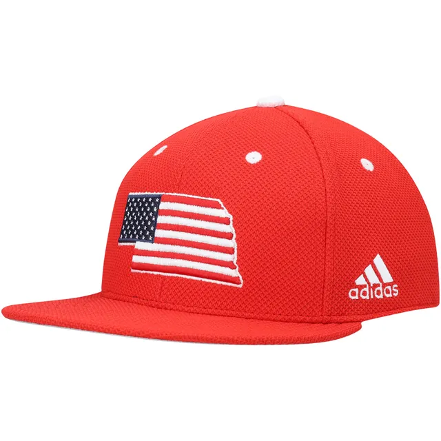 Men's adidas White Louisville Cardinals On-Field Baseball Fitted Hat