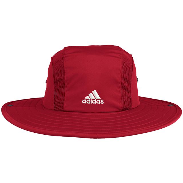 Men's adidas Red Louisville Cardinals Sideline AEROREADY Safari Hat
