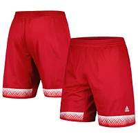 Short de basket-ball adidas Scarlet Nebraska Huskers Swingman Replica pour homme