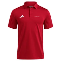 Men's adidas Scarlet Nebraska Huskers Ultimate 365 Polo