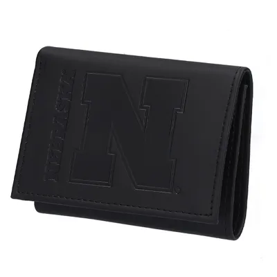 Nebraska Huskers Hybrid Tri-Fold Wallet - Black