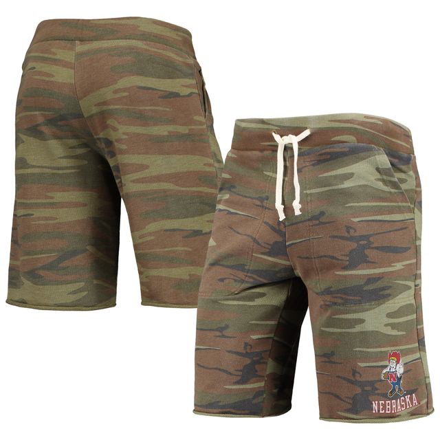 Short de détente Victory Huskers du Nebraska à motif camouflage chiné pour homme