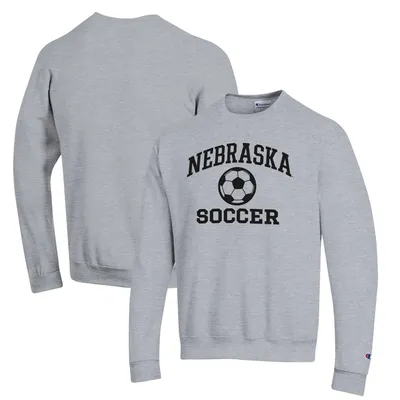 Nebraska Huskers Champion Soccer Icon Powerblend Pullover Sweatshirt