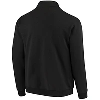 Men's Colosseum Black Nebraska Huskers Tortugas Logo Quarter-Zip Jacket