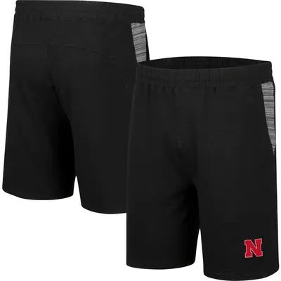 Nebraska Huskers Colosseum Wild Party Tri-Blend Shorts - Black