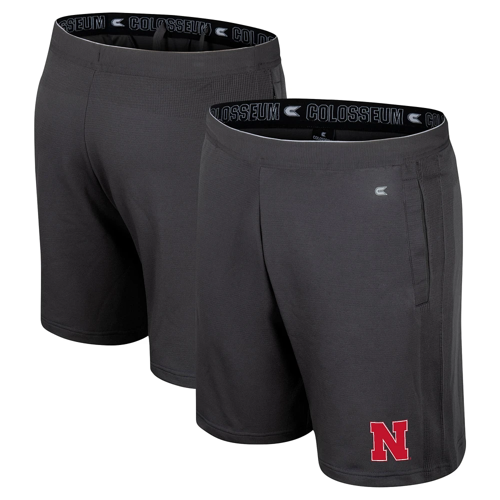 Short Forget Colosseum Anthracite Nebraska Huskers pour homme