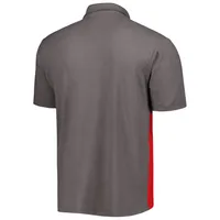 Men's Colosseum Charcoal Nebraska Huskers Two Yutes Polo