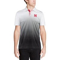 Men's Colosseum Heathered Gray Nebraska Huskers Magic Team Logo Polo