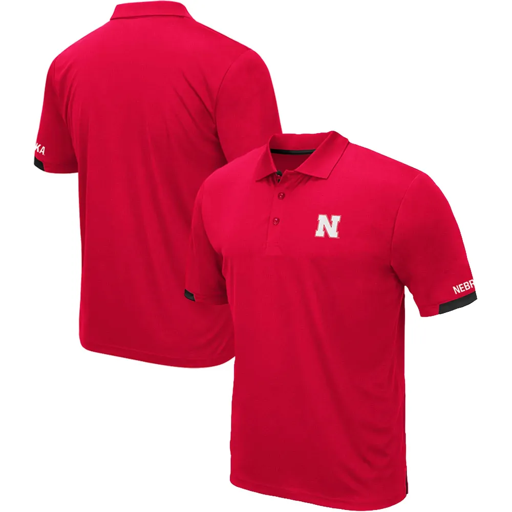 Colosseum Red Nebraska Huskers Polo Big & Tall Santry pour homme