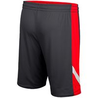 Men's Colosseum Scarlet/Black Nebraska Huskers Am I Wrong Reversible Shorts