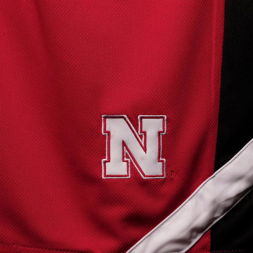 Men's Colosseum Scarlet/Black Nebraska Huskers Big & Tall Team Reversible Shorts