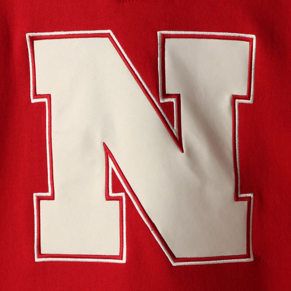 Men's Colosseum Scarlet Nebraska Huskers 2.0 Lace-Up Pullover Hoodie