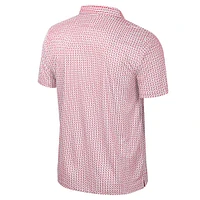Polo Marty Rival pour homme Colosseum Scarlet Nebraska Huskers Big & Tall