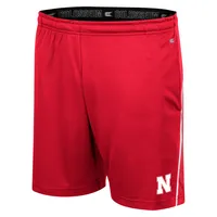 Men's Colosseum Scarlet Nebraska Huskers Laws of Physics Shorts