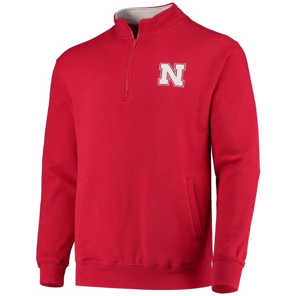 Veste Colosseum Scarlet Nebraska Huskers Tortugas Logo Quarter-Zip pour homme