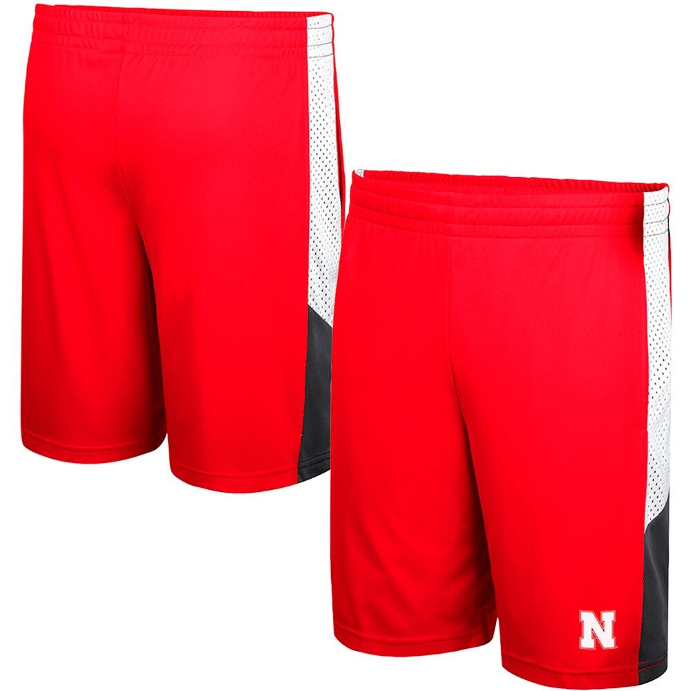 Men's Colosseum Scarlet Nebraska Huskers Very Thorough Shorts