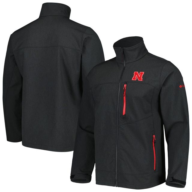 Veste à glissière complète Columbia Nebraska Huskers Ascender II pour homme