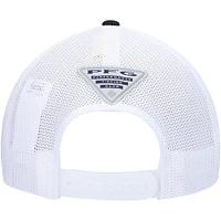 Men's Columbia Black Nebraska Huskers PFG Logo Snapback Hat
