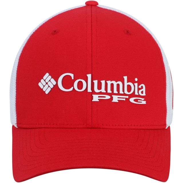 Casquette Columbia Scarlet Nebraska Huskers Collegiate PFG Flex pour homme