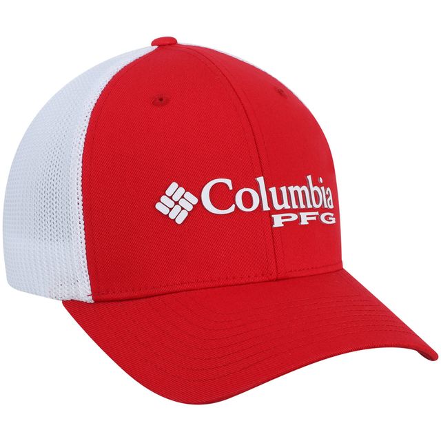 Casquette Columbia Scarlet Nebraska Huskers Collegiate PFG Flex pour homme