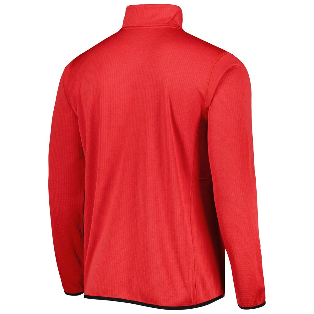 Men's Columbia Scarlet Nebraska Huskers Park View Omni-Wick Half-Zip Top