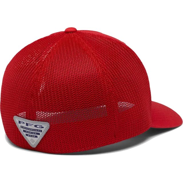 Men's Columbia Red Georgia Bulldogs Collegiate PFG Flex Hat