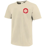 T-shirt crème pour homme avec phrase de softball des Nebraska Huskers