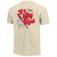 T-shirt crème pour homme avec phrase de softball des Nebraska Huskers
