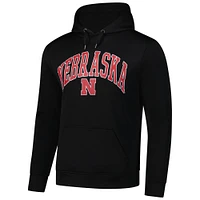 Men's Fanatics Black Nebraska Huskers Alternate Logo Pullover Hoodie