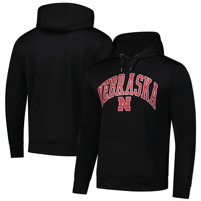 Men's Fanatics Black Nebraska Huskers Alternate Logo Pullover Hoodie