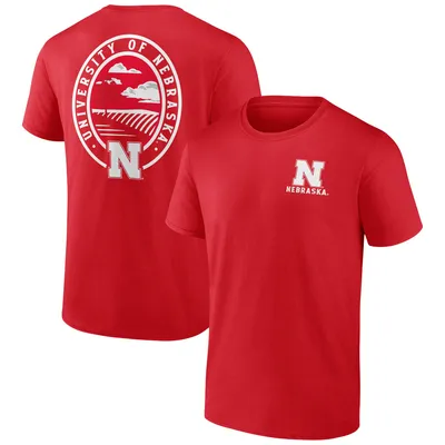 Nebraska Huskers Fanatics Branded Staycation T-Shirt - Scarlet