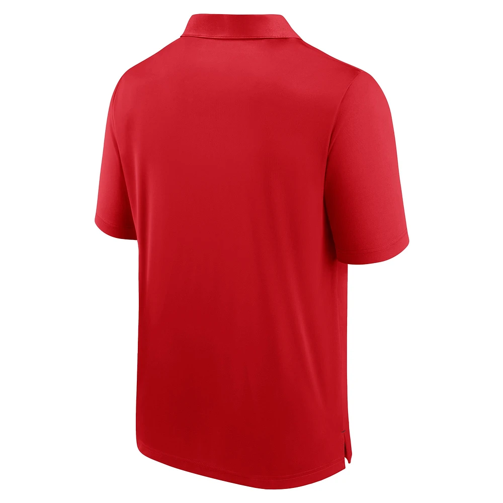 Polo défenseur Fanatics Scarlet Nebraska Huskers pour hommes