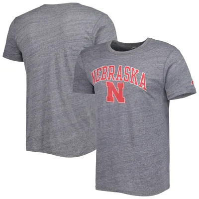 Nebraska Huskers League Collegiate Wear 1965 Arch Victory Falls Tri-Blend T-Shirt