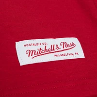 Men's Mitchell & Ness Scarlet Nebraska Huskers Legendary Slub Raglan Long Sleeve T-Shirt