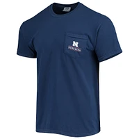 T-shirt Homme Bleu Marine Nebraska Huskers Campus Americana