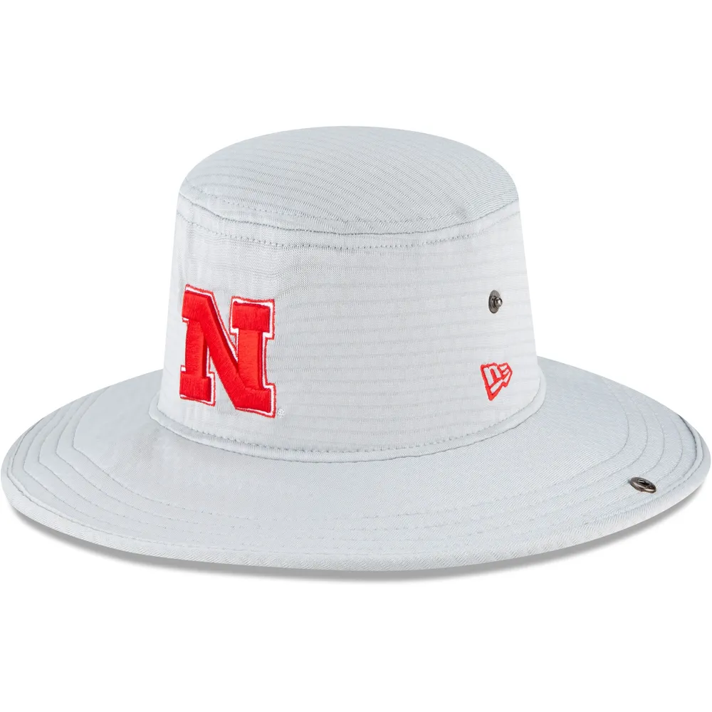 Men's New Era White/Scarlet Nebraska Huskers Basic Low Profile 59FIFTY Fitted Hat