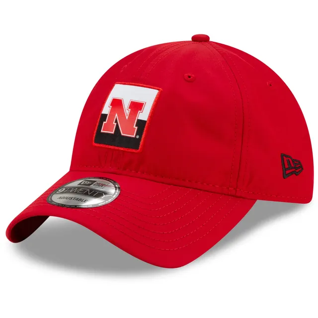 Men's New Era White/Scarlet Nebraska Huskers Basic Low Profile 59FIFTY Fitted Hat