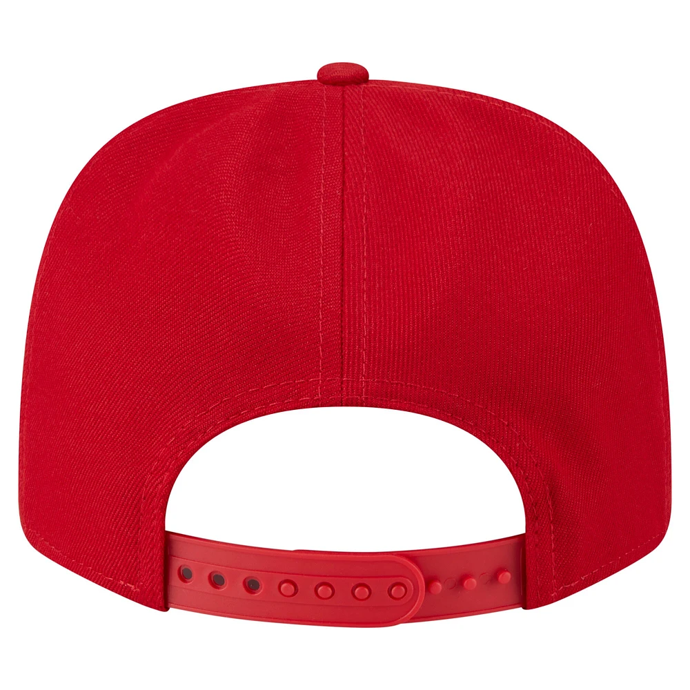 Men's New Era Scarlet Nebraska Huskers Game Day Multi-Rope 9SEVENTY Stretch-Snap Hat