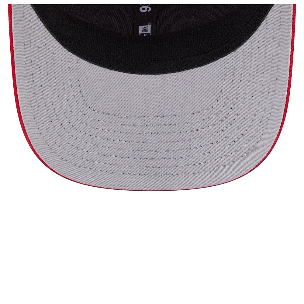 Casquette camionneur extensible à boutons-pression Scarlet Nebraska Huskers Primary 9SEVENTY de New Era pour homme