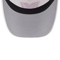 Casquette de camionneur réglable Nebraska Huskers Court Sport Foam A-Frame 9FORTY New Era blanc/écarlate pour hommes