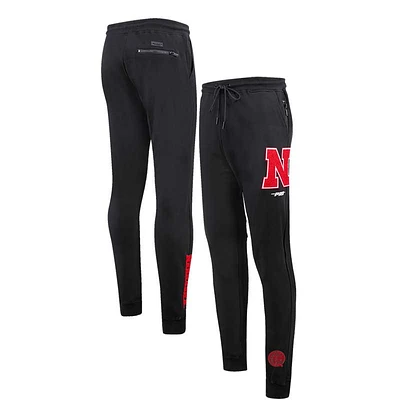 Men's Pro Standard Black Nebraska Huskers Classic DK Jogger Pants