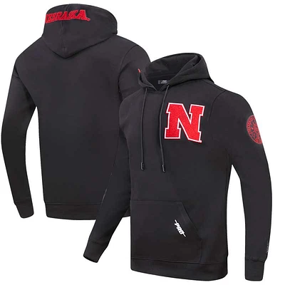 Men's Pro Standard Black Nebraska Huskers Classic Pullover Hoodie