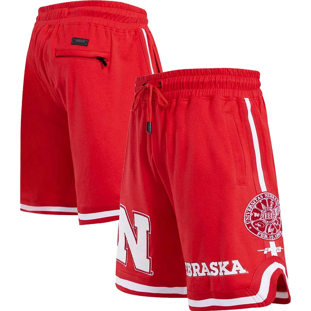 Short classique Pro Standard Scarlet Nebraska Huskers pour homme