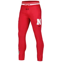 Men's Pro Standard Scarlet Nebraska Huskers Script Tail Fleece Sweatpants